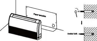 Anchor bolt installation procedure.