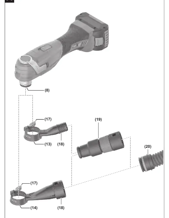 Dust extraction assembly
