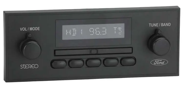 Control layout of the Dallas M1B receiver.