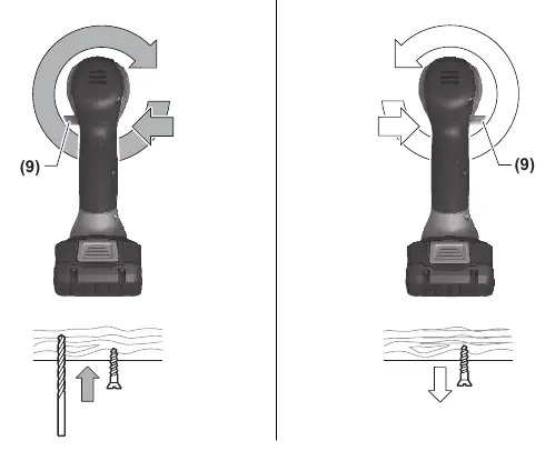 Direction switch (B)