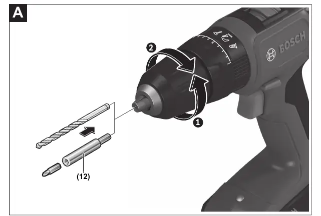 Tool change procedure (A)
