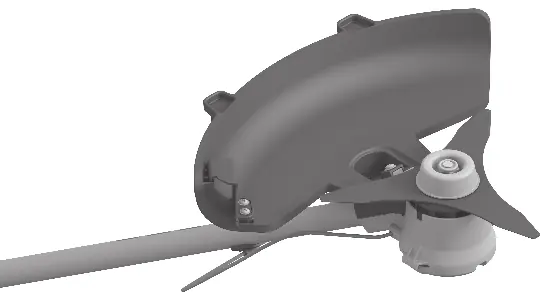 Mounting the cutting blade.