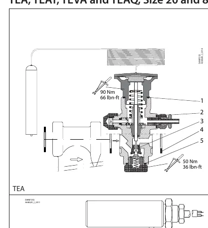 TEA valve assembly diagram