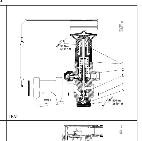 TEAT valve assembly diagram