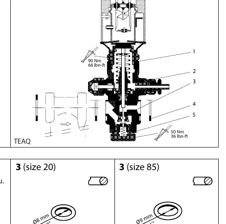TEAQ valve assembly diagram