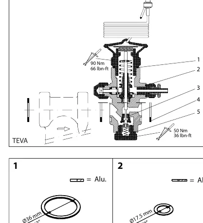 TEVA valve assembly diagram