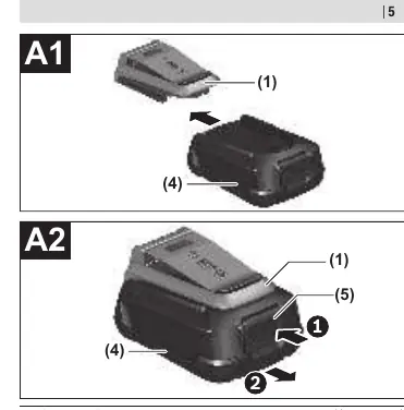 Battery insertion and removal