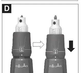 Retractable depth stop operation