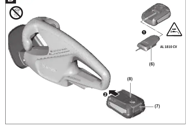 Battery insertion and removal
