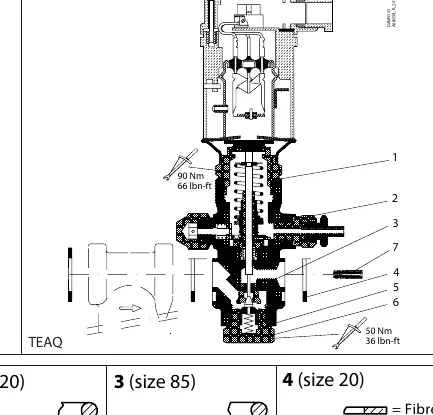 TEAQ valve assembly diagram