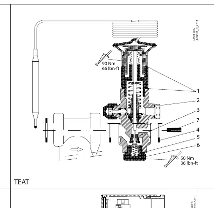 TEAT valve assembly diagram