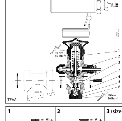 TEVA valve assembly diagram