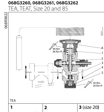 TEA valve element assembly diagram