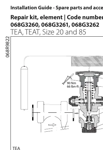 TEA valve element assembly diagram