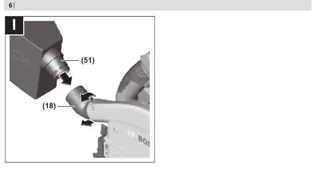 Chip ejector connection.