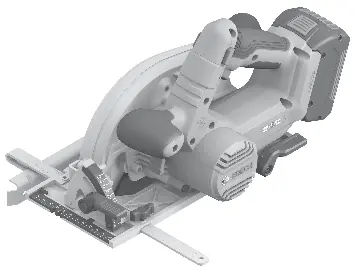 Overview of the cordless circular saw