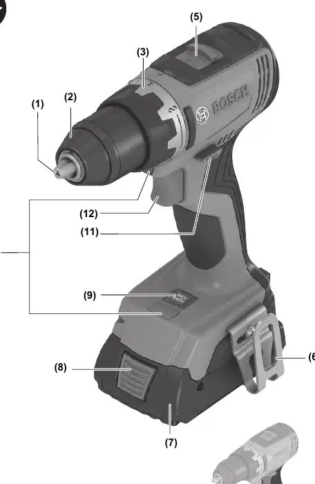 GSR 18V-65 components diagram