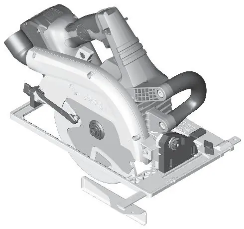 Attach the parallel guide to the circular saw base.