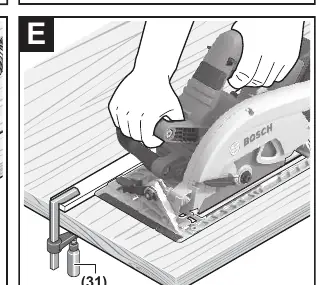 Using the parallel guide