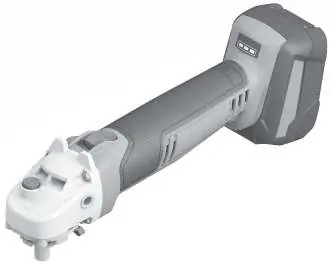 Prepare the angle grinder for accessory installation.