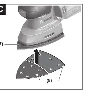 Sanding sheet replacement