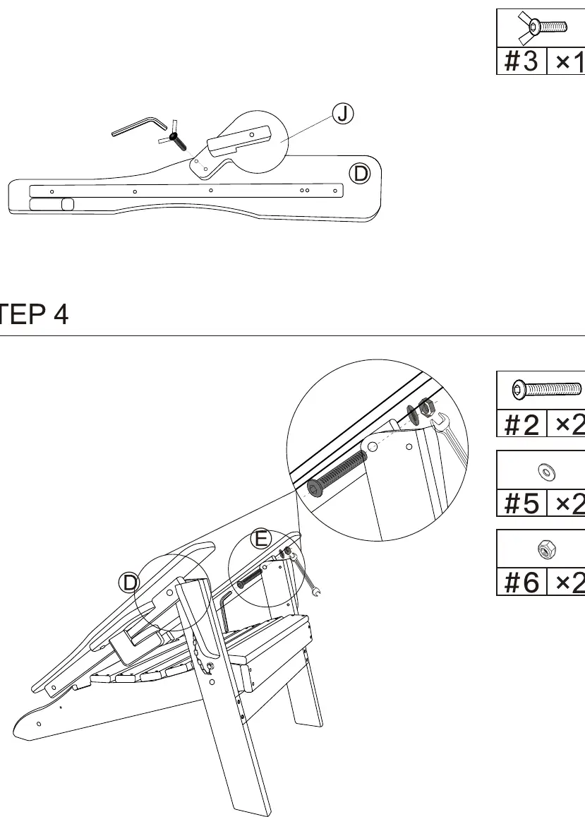 Assembly steps 3 and 4