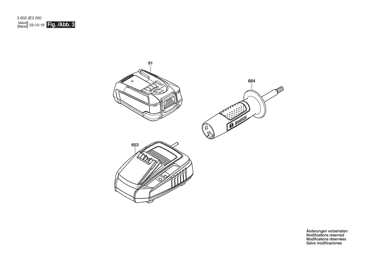 Battery and charger components