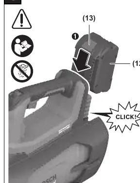 Battery insertion
