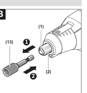 Changing the tool