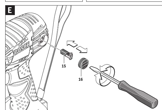 Replacing the carbon brushes