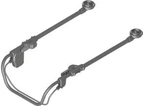 Align the lower handle frame.