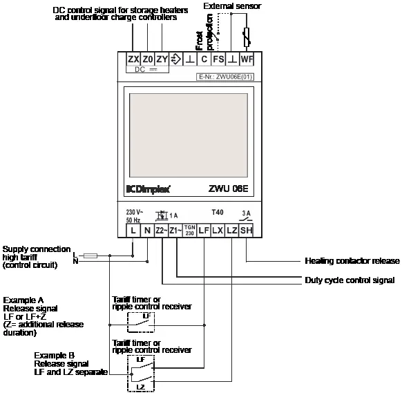 ZWU 06E circuitry diagram