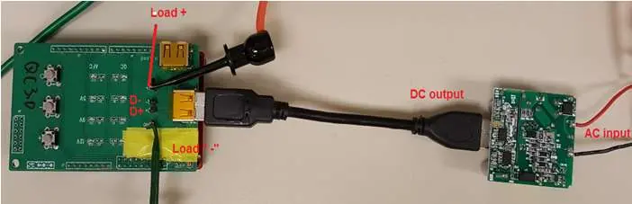 Test Kit Input & Output and E-load Connections