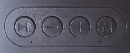 Control panel buttons