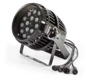 Flash LED PAR 64 18x15W 6in1 RGBWA+UV Zoom IP65