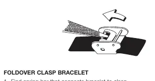 Adjusting the sliding clasp bracelet