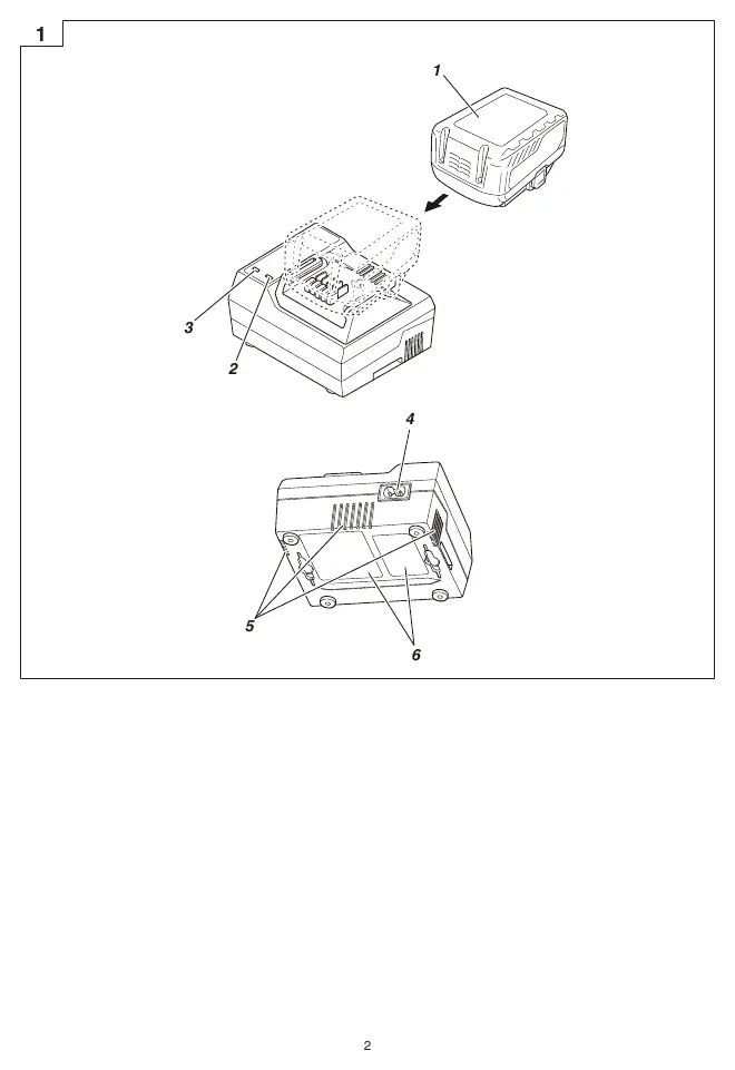 Charging setup and battery insertion