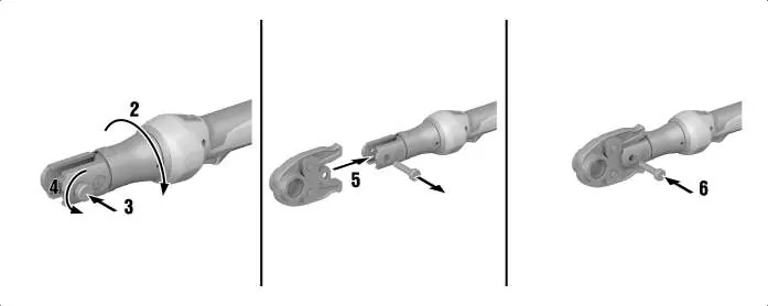 Inserting the pressing jaw