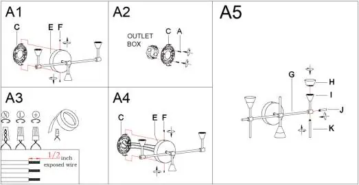 Assembly steps A1-A5
