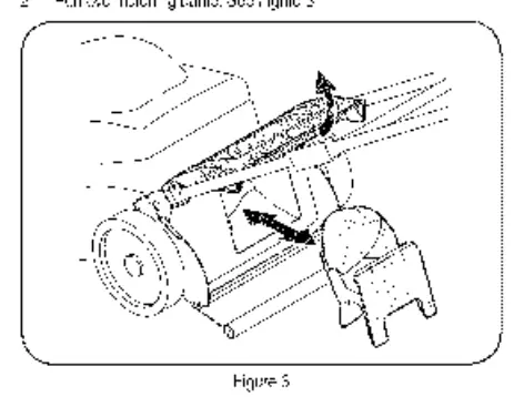 Attaching the grass catcher