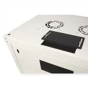 Roof cable entry and fan module cutout