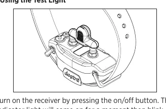 Using the test light