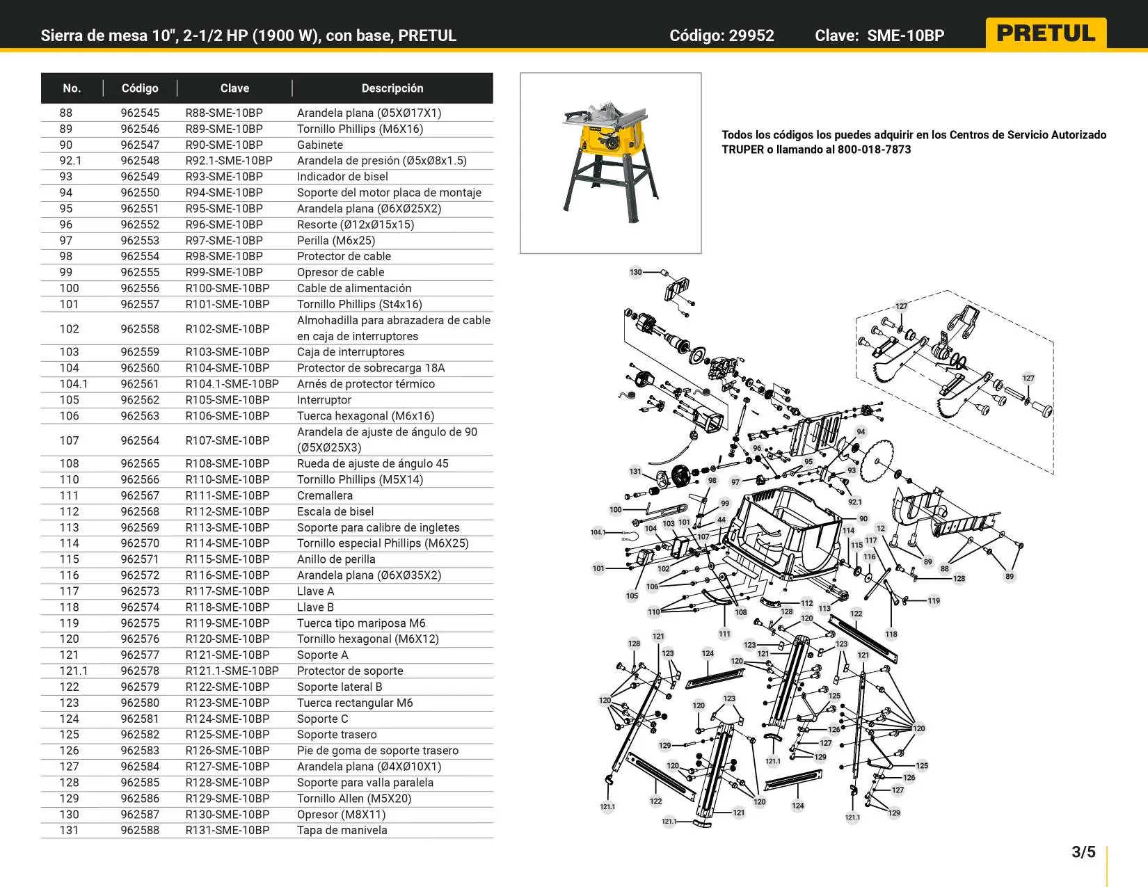 Exploded view of the switch, adjustment, and fence systems.