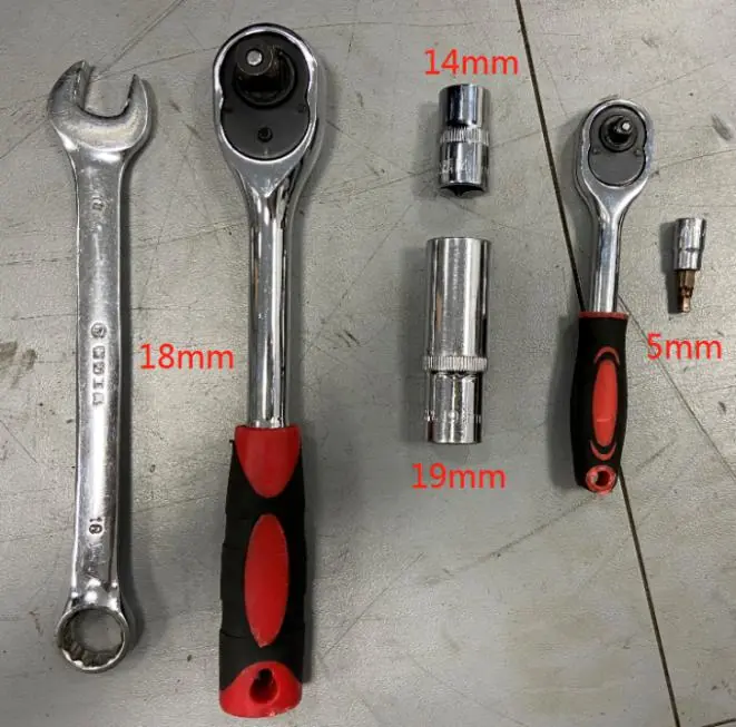 Tools required for installation