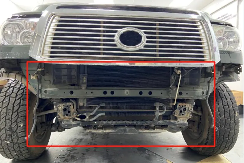Removing the original bumper
