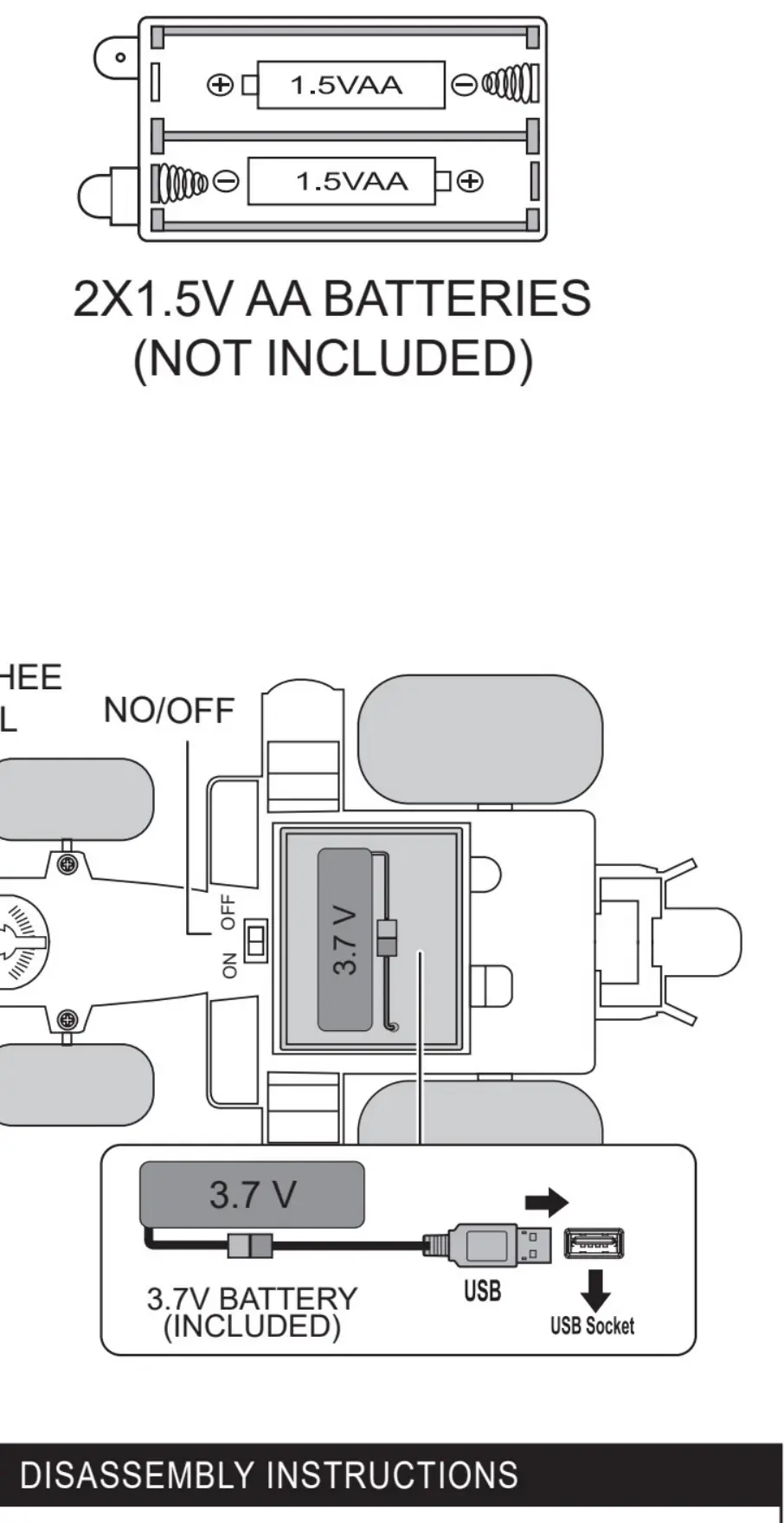 Battery installation for remote and vehicle