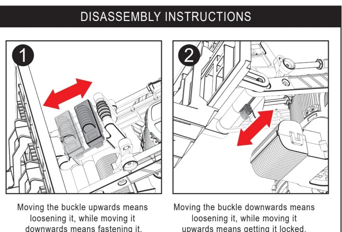Disassembly buckle mechanism