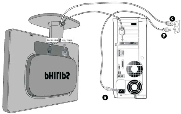 Front view of the monitor showing control buttons.