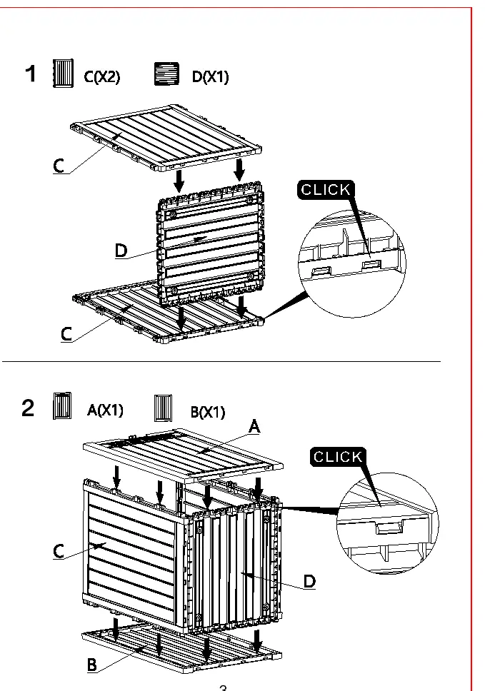 Assembly Steps 1 and 2