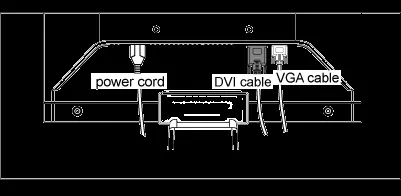 Connection diagram for power and signal cables.